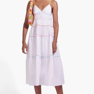 Staud Cleo multi color dress. Never worn.